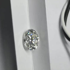 10 Carat Oval OV 14x10mm Loose Moissanite Stone White D Color VVS Certificate - Syzjewelry