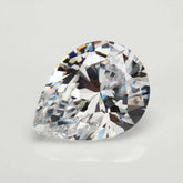1 1/2 Carat Loose Moissanite White D Color Pear PE 9x6mm VVS Certificate - Syzjewelry