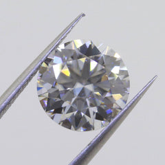 white D Color loose moissanite stone 2 Carat VVS 8mm with certificate 8x8mm - Syzjewelry