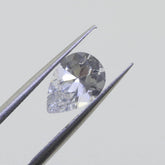 2 Carat Pear PE 10x7mm Loose Moissanite Stone White D Color VVS1 Certificate Moi - Syzjewelry