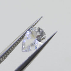 2 Carat Pear PE 10x7mm Loose Moissanite Stone White D Color VVS1 Certificate Moi - Syzjewelry