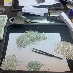 7 Carat Loose Moissanite White D Color RD 12.5mm VVS Certificate Round 12.5x12.5 - Syzjewelry