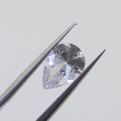 2 Carat Pear PE 10x7mm Loose Moissanite Stone White D Color VVS1 Certificate - Syzjewelry