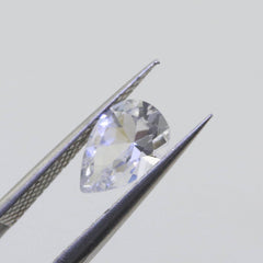 2 Carat Pear PE 10x7mm Loose Moissanite Stone White D Color VVS1 Certificate - Syzjewelry