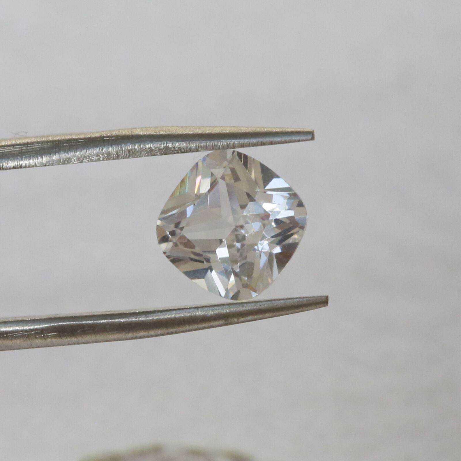 Cushion 6mm Loose Moissanite Stone White D Color 1 Carat VVS1 Certificate CU 6x6 - Syzjewelry