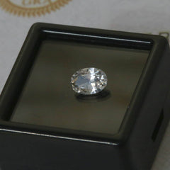 2 Carat Oval OV 9x7mm Loose Moissanite Stone White D Color VVS1 Certificate - Syzjewelry