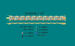 Sterling Silver Semi Mount Bracelet Setting Pear PE 5X3mm DHJ