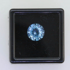 3.5 Carat Sky Blue Topaz Round RD 9x9mm Loose Gemstone - Syzjewelry