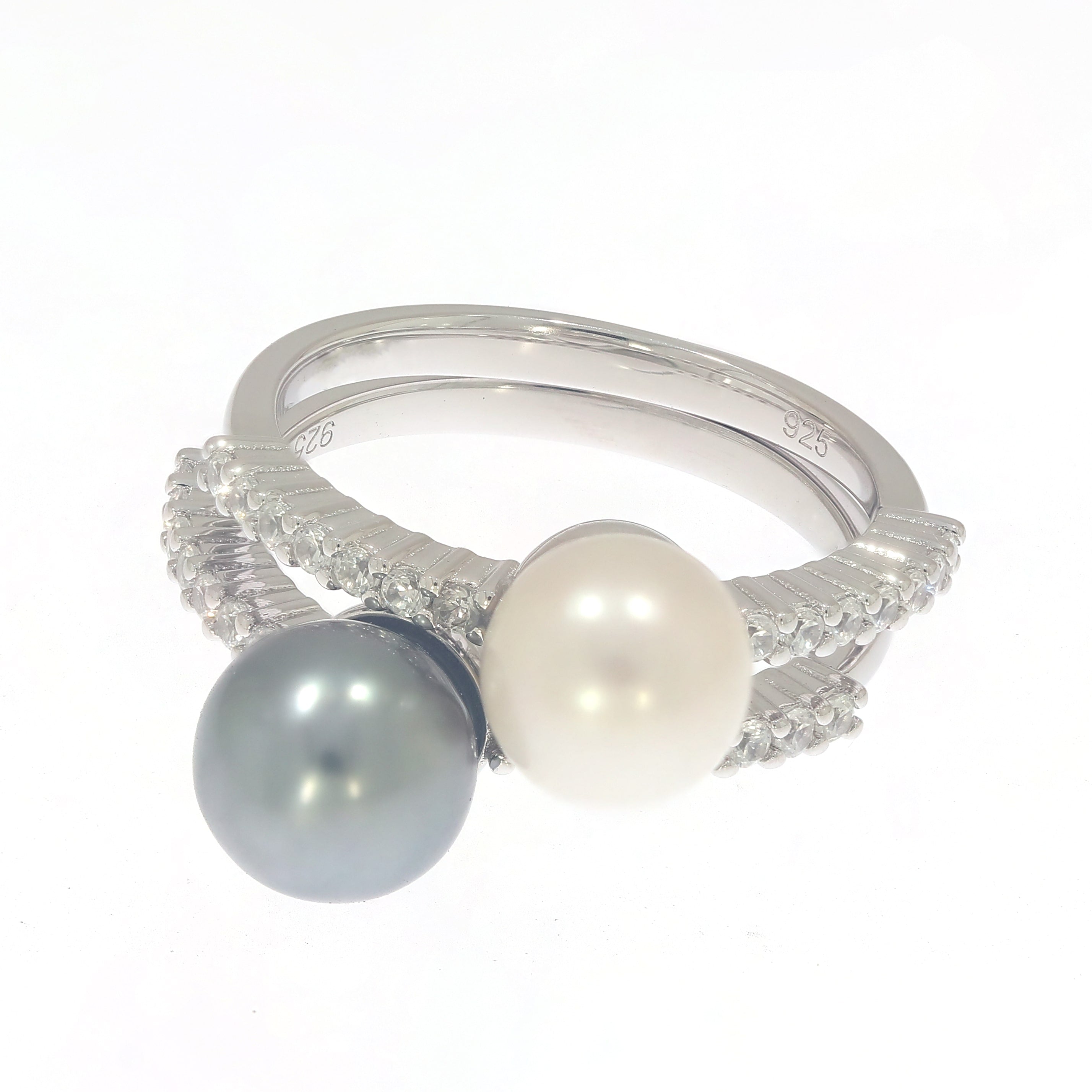 Sterling silver semi mount ring setting Oval OV 16x12 Round RD 1.25mmx1.25 Solitaire Syzjewelry