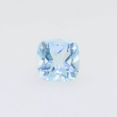 4 Carat Sky Blue Topaz Cushion CU 9x9mm Loose Gemstone - Syzjewelry