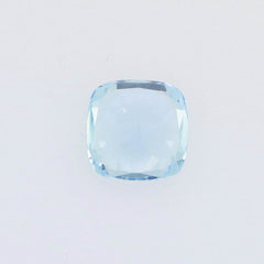 4 Carat Sky Blue Topaz Cushion CU 9x9mm Loose Gemstone - Syzjewelry