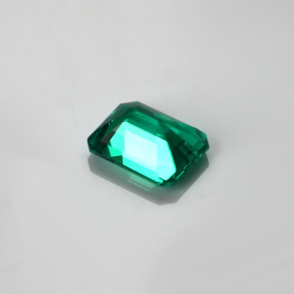 Hydro Thermal Lab Grown Emerald Colombia Green Emerald OCT 7x5 8x6 9x7 10x8 11x9 12x10 14x10 16x12mm Facet Loose Gemstone Syzjewelry