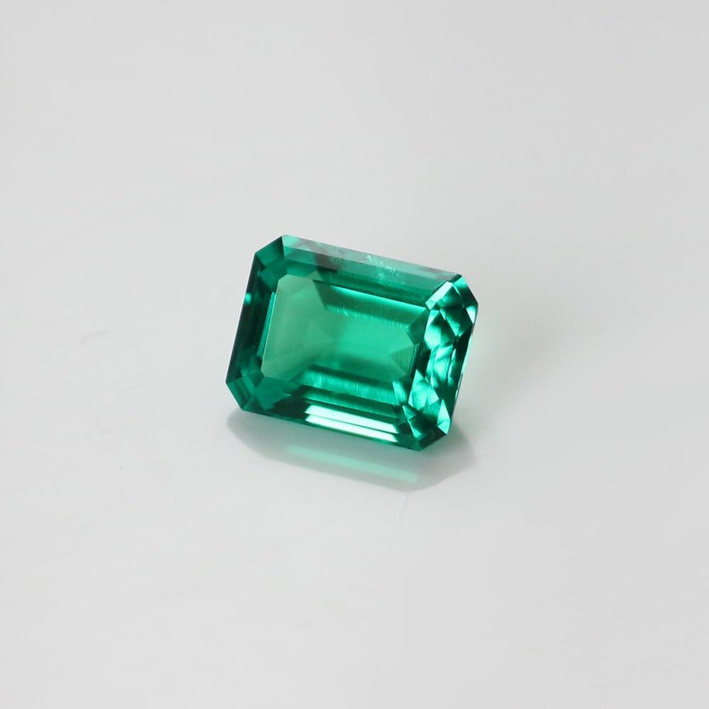 Hydro Thermal Lab Grown Emerald Colombia Green Emerald OCT 7x5 8x6 9x7 10x8 11x9 12x10 14x10 16x12mm Facet Loose Gemstone Syzjewelry