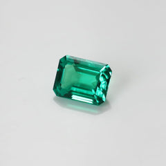 Hydro Thermal Lab Grown Emerald Colombia Green Emerald OCT 7x5 8x6 9x7 10x8 11x9 12x10 14x10 16x12mm Facet Loose Gemstone Syzjewelry