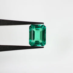 Hydro Thermal Lab Grown Emerald Colombia Green Emerald OCT 7x5 8x6 9x7 10x8 11x9 12x10 14x10 16x12mm Facet Loose Gemstone Syzjewelry