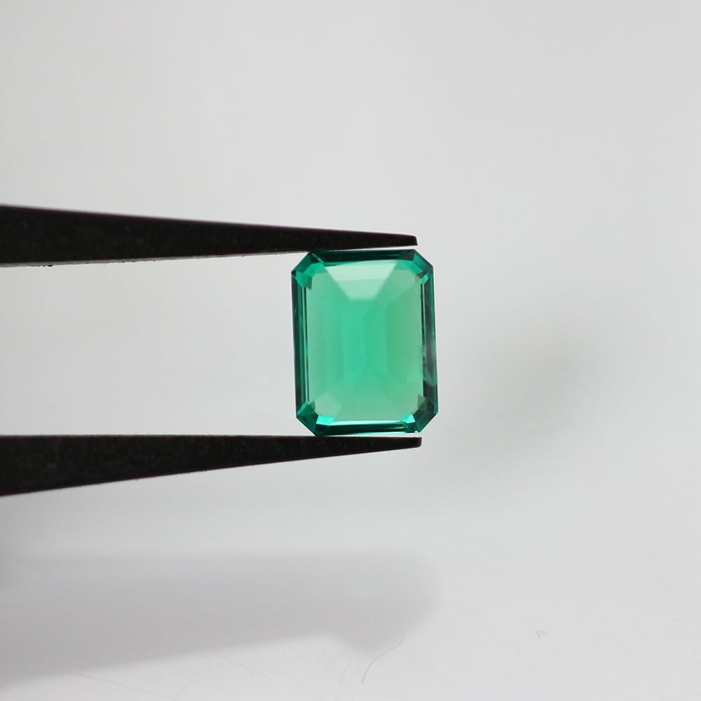 Hydro Thermal Lab Grown Emerald Colombia Green Emerald OCT 7x5 8x6 9x7 10x8 11x9 12x10 14x10 16x12mm Facet Loose Gemstone Syzjewelry