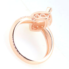 Art Deco Sterling Silver Semi Mount Ring Setting Marquise MQ 10x5mm Syzjewelry