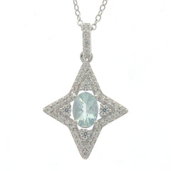 Sterling Silver Semi Mount Pendant Setting Oval OV 7x5mm Syzjewelry