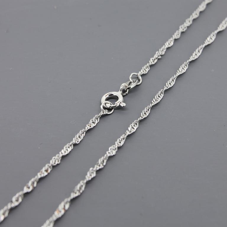 Sterling Silver Singapore Chain Necklace Solid 925 Women 18" 20" 22" 24" Syzjewelry
