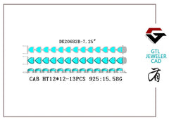Sterling Silver Bracelet DHJ