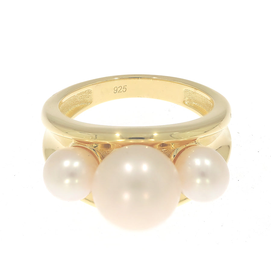 Sterling Silver Semi Mount Ring Setting Round RD 10x10mm Round RD 6x6mm 3-Stone Syzjewelry