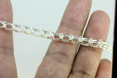 Sterling Silver Semi Mount Tennis Bracelet Setting Oval OV 7x5mm - Syzjewelry