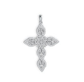 Pendentif semi-monté en argent sterling serti de poire PE 5X4mm