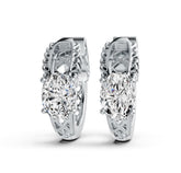 Sterling Silver Semi Mount Earrings Setting Oval OV 8X6mm DHJ