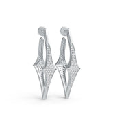 Sterling Silver Semi Mount Earrings Setting Round RD 1.25mm DHJ