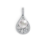Sterling Silver Semi Mount Pendant Setting Round RD 8.5mm DHJ