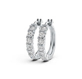 Sterling Silver Semi Mount Earrings Setting Round RD 4x4mm DHJ