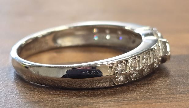 Sterling Silver Semi Mount Ring Setting MQ 10x5mm with CZ Accents Syz Jewelry