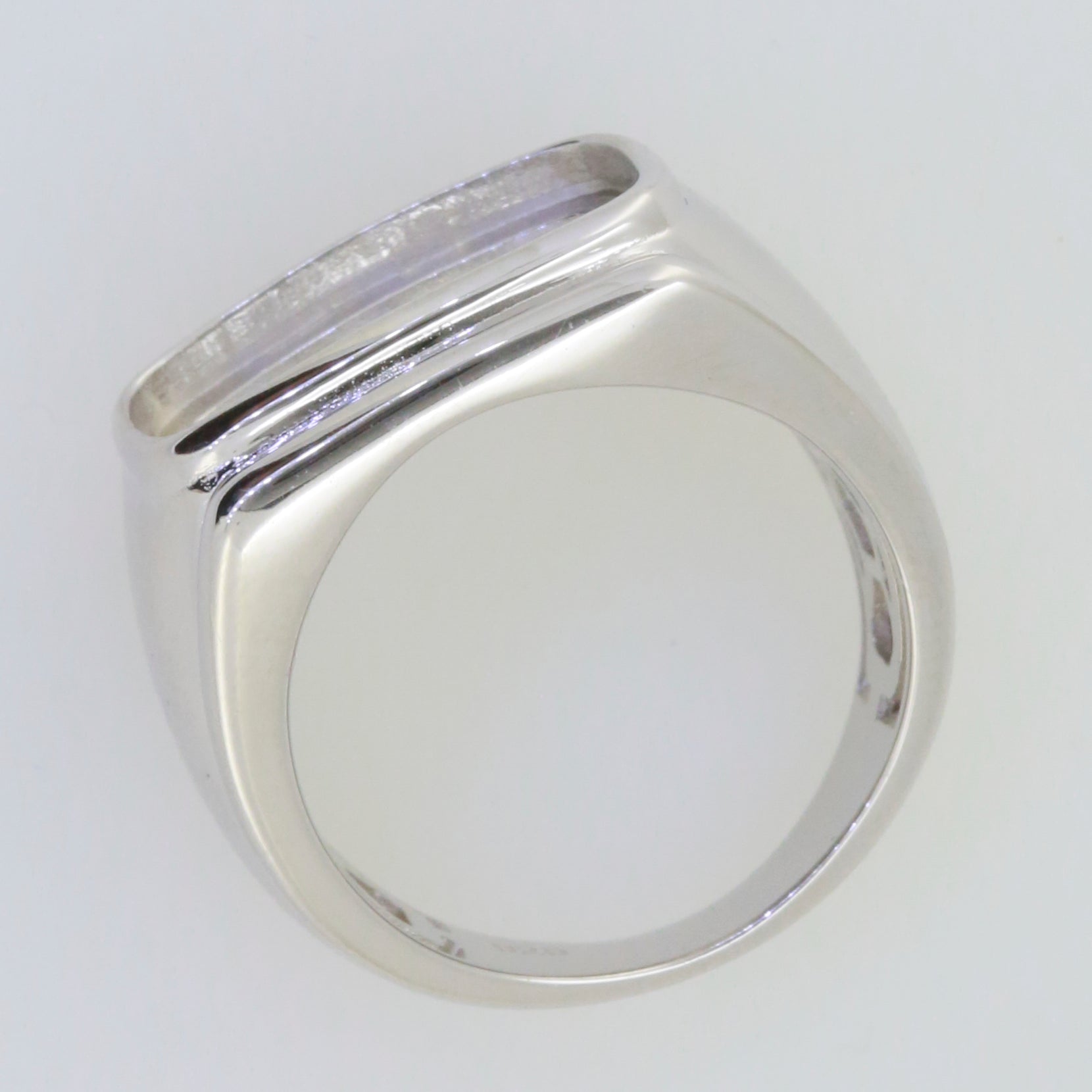 Men's Sterling silver Semi Mount Ring Setting Cushion CU 15X11mm Cabochon Syzjewelry