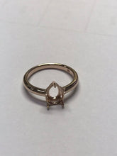 10K Gold Semi Mount Ring Setting Pear PE 9mmx6.7mmX4.2mm Syzjewelry