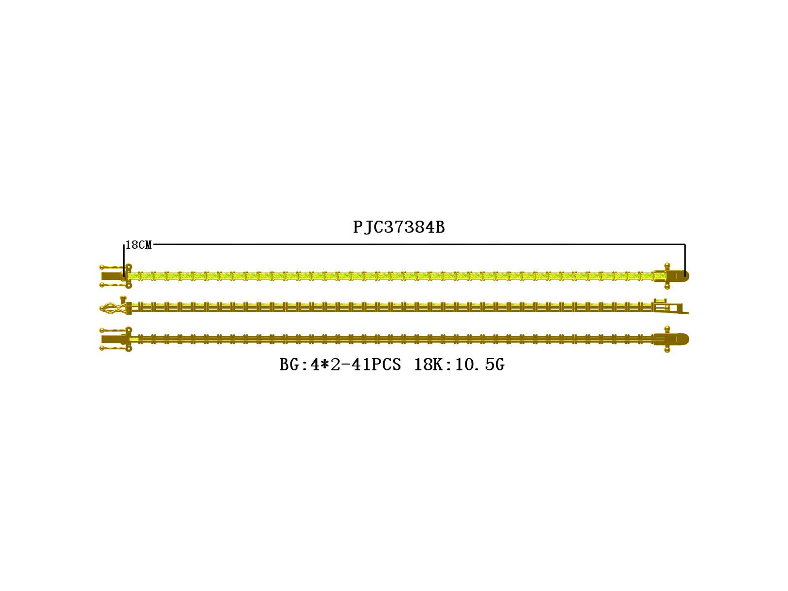 18K Gold Semi Mount Tennis Bracelet Setting Baguette BG 4x2mm Syzjewelry