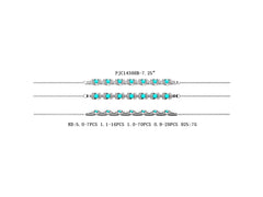 Sterling Silver Semi Mount Bracelet Setting Round RD 5x5mm - Syzjewelry