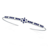 Sterling Silver Semi Mount Bracelet Setting Round RD 3x3mm DHJ