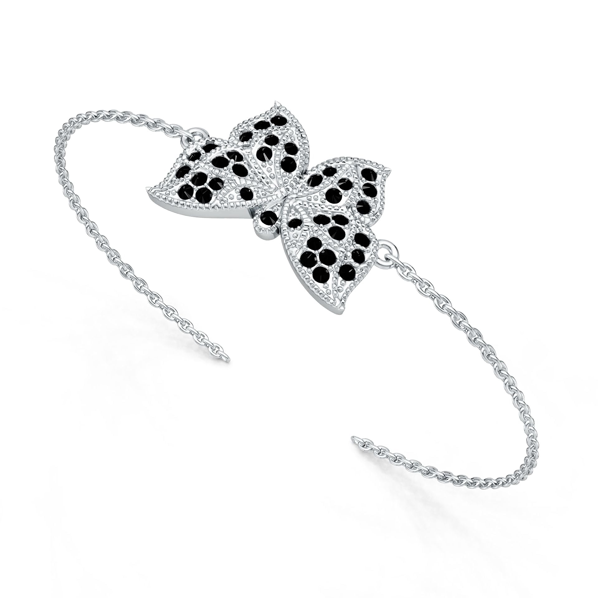 Sterling Silver Semi Mount Bracelet Setting Round RD 1.5mm DHJ