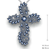 Sterling Silver Semi Mount Pendant Setting Marquise MQ 4X2mm DHJ