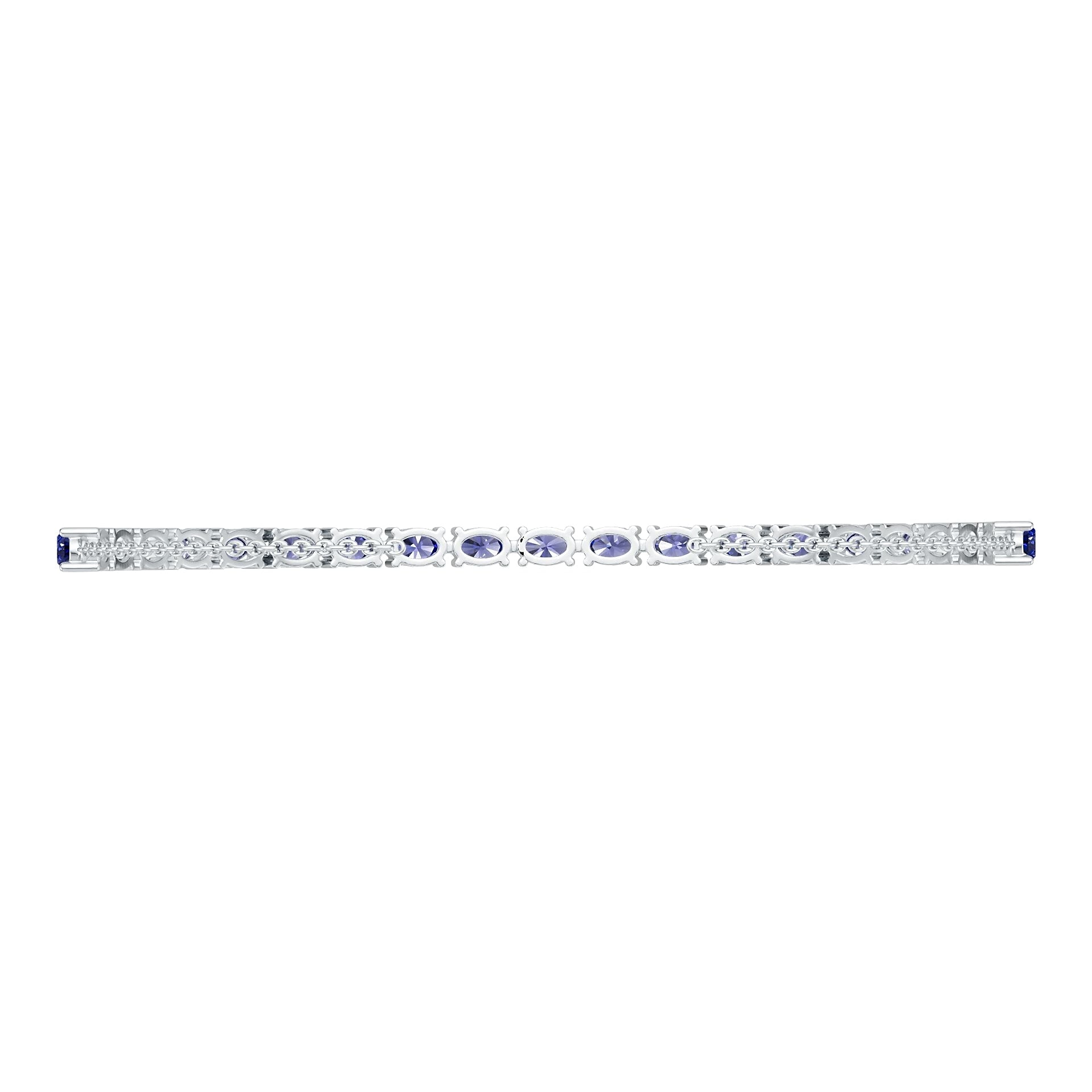 Sterling Silver Semi Mount Bracelet Setting Oval OV 6X4mm DHJ