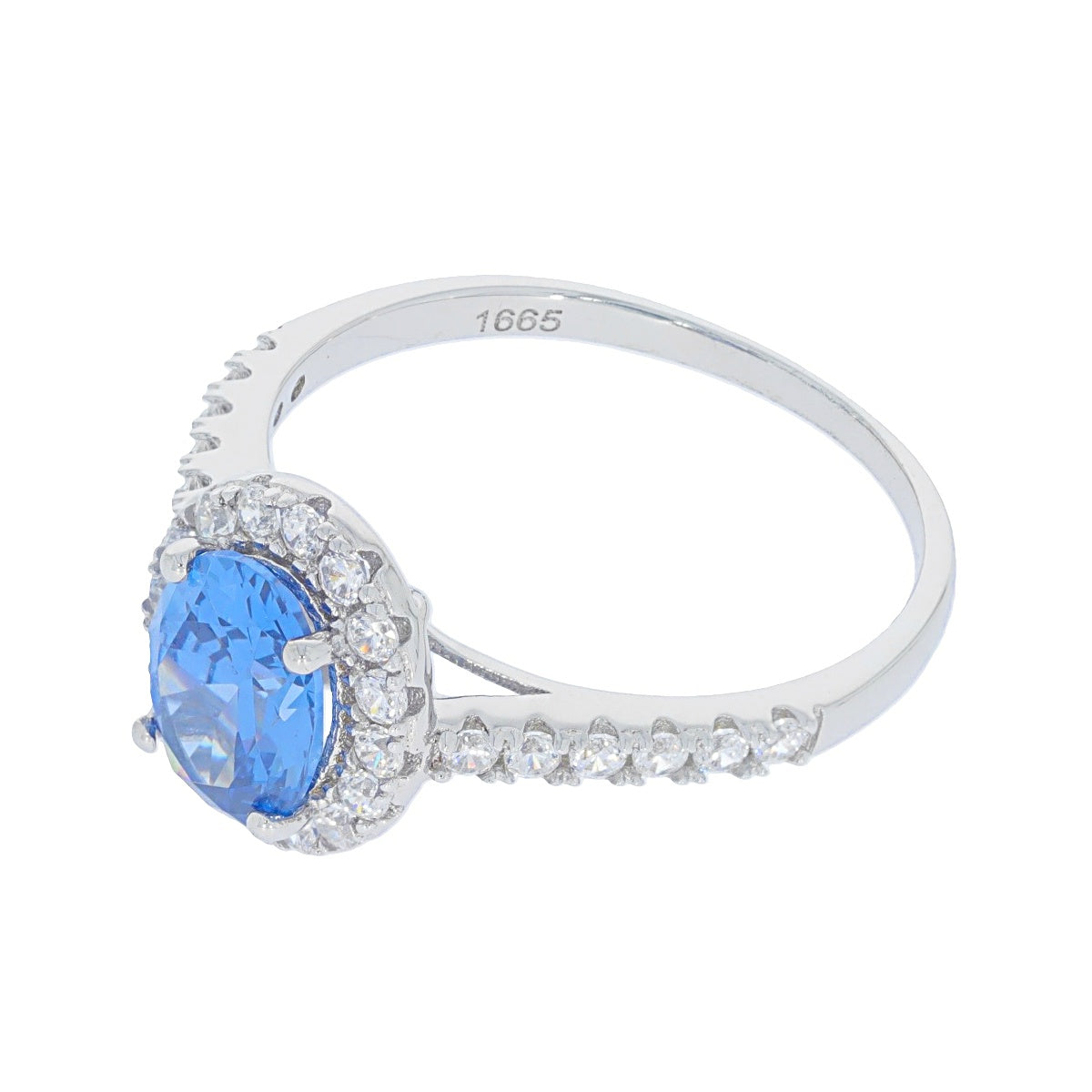 Sterling Silver 10K or 14K Gold  Semi Mount Ring Setting Oval OV 8X6mm Halo DHJ