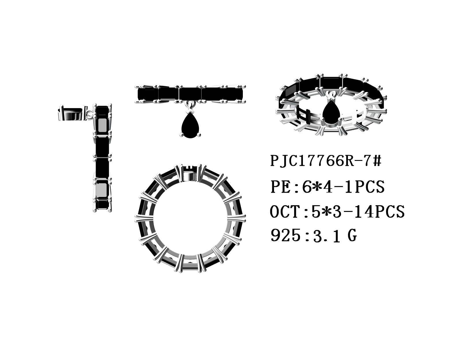 Sterling Silver Semi Mount Ring Setting Pear PE 6X4mm OCT 5x3mm Band Ring - Syzjewelry