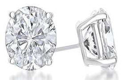 Sterling Silver Semi Mount Earrings Setting Oval OV 9x7mm Syzjewelry