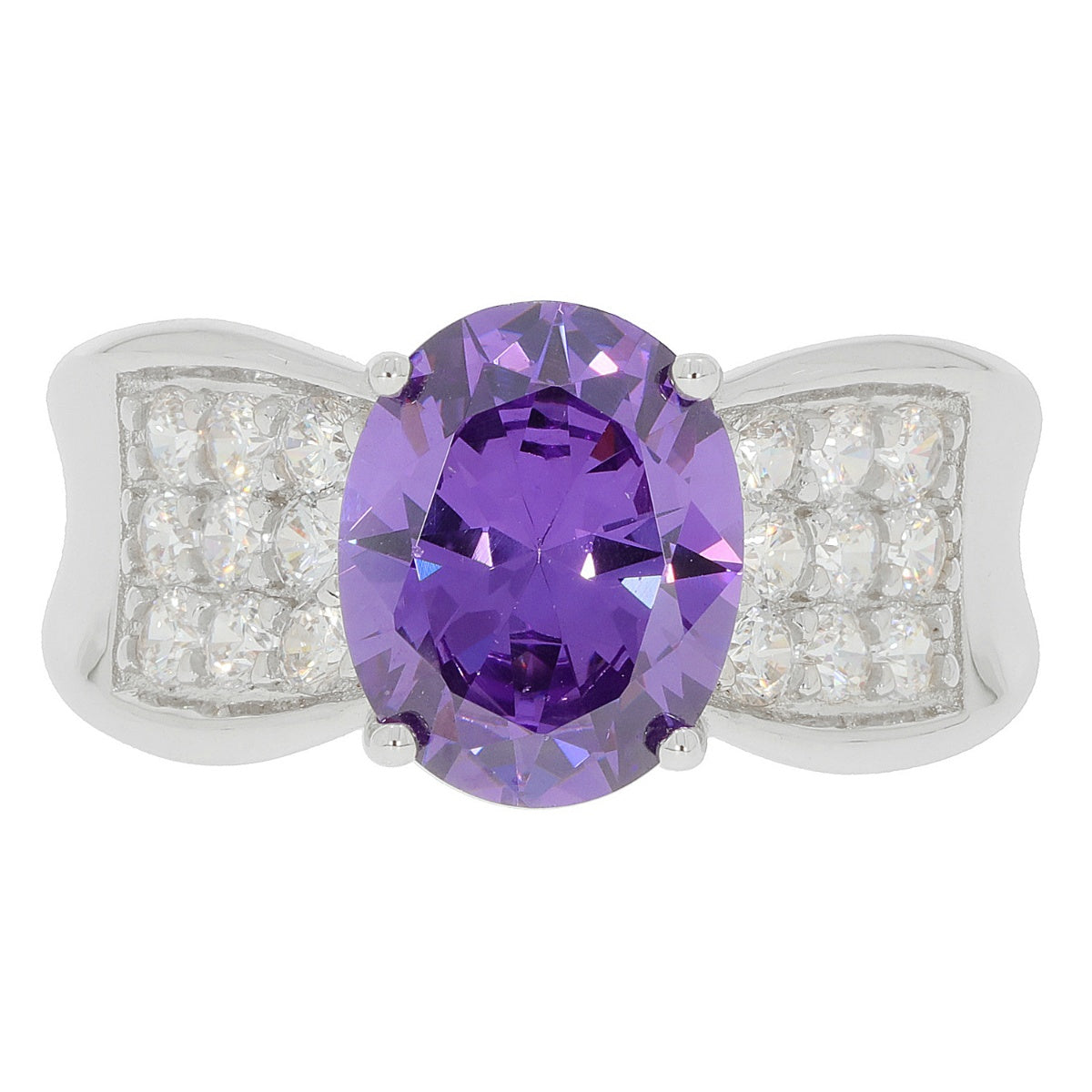 Sterling Silver Semi Mount Ring Setting Oval OV 10X8mm DHJ