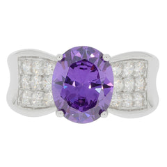 Sterling Silver Semi Mount Ring Setting Oval OV 10X8mm DHJ