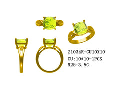 Sterling Silver Semi Mount Ring Setting Cushion CU 10X10mm Syzjewelry