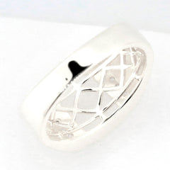 Men's Ring Settings Sterling Silver Ring Mounting Emerald OCT 10X8mm Bezel Set Syzjewelry