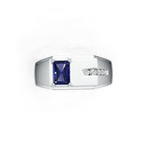 10K 14K Gold or 18K Gold Semi Mount Ring Setting Emerald Em 7x5mm Diamond Accent Syzjewelry