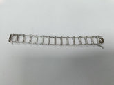 Sterling Silver Semi Mount Tennis Bracelet Setting Emerald OCT 14X10mm North South Syzjewelry