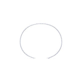 PJC36747N 18K Gold Semi Mount Bracelet Setting Oval Ov Diamond Accent - Syzjewelry